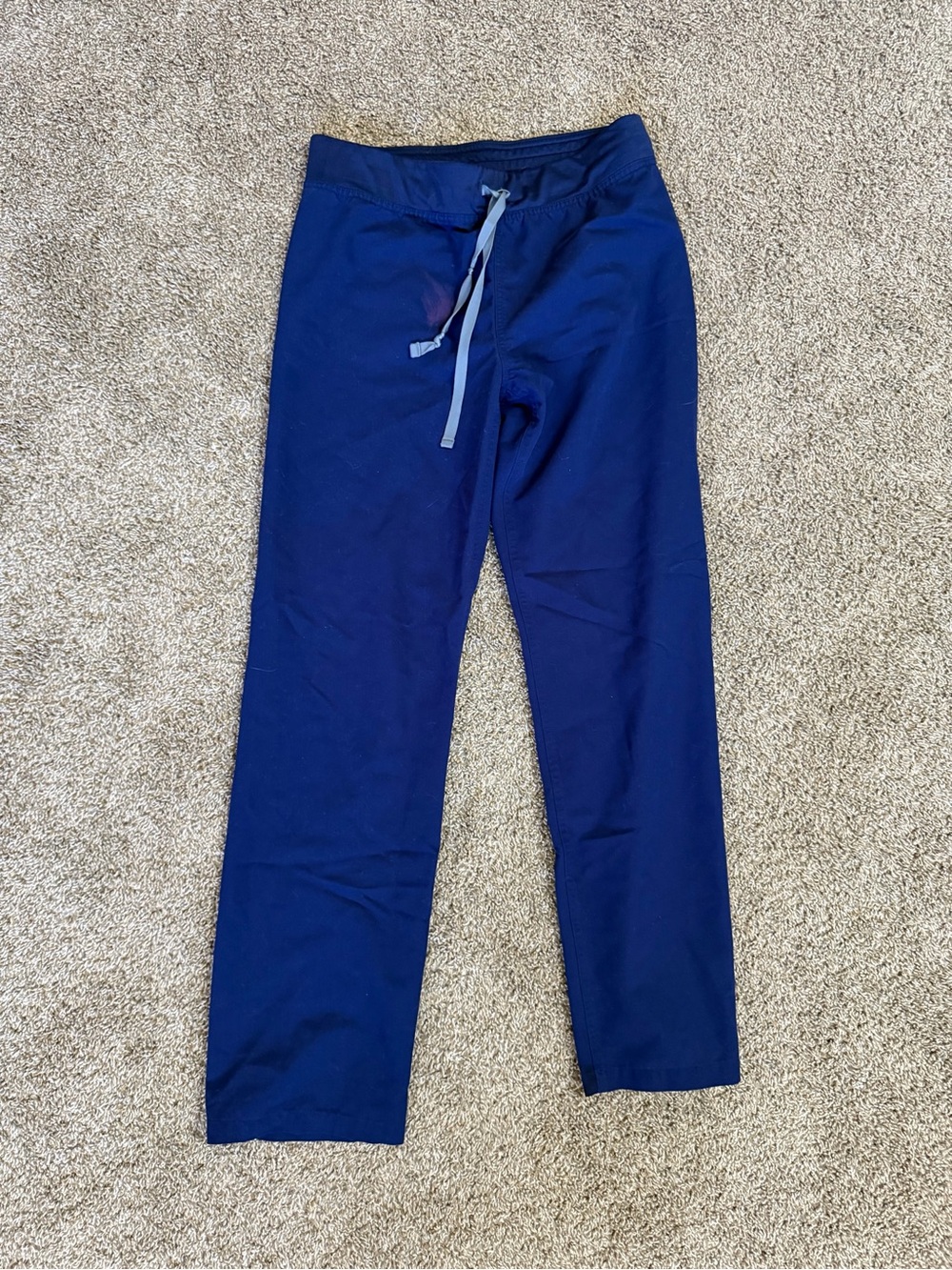 Figs Livingston Straight Leg Scrub Pants Navy Blue Women’s Size Small Hospital